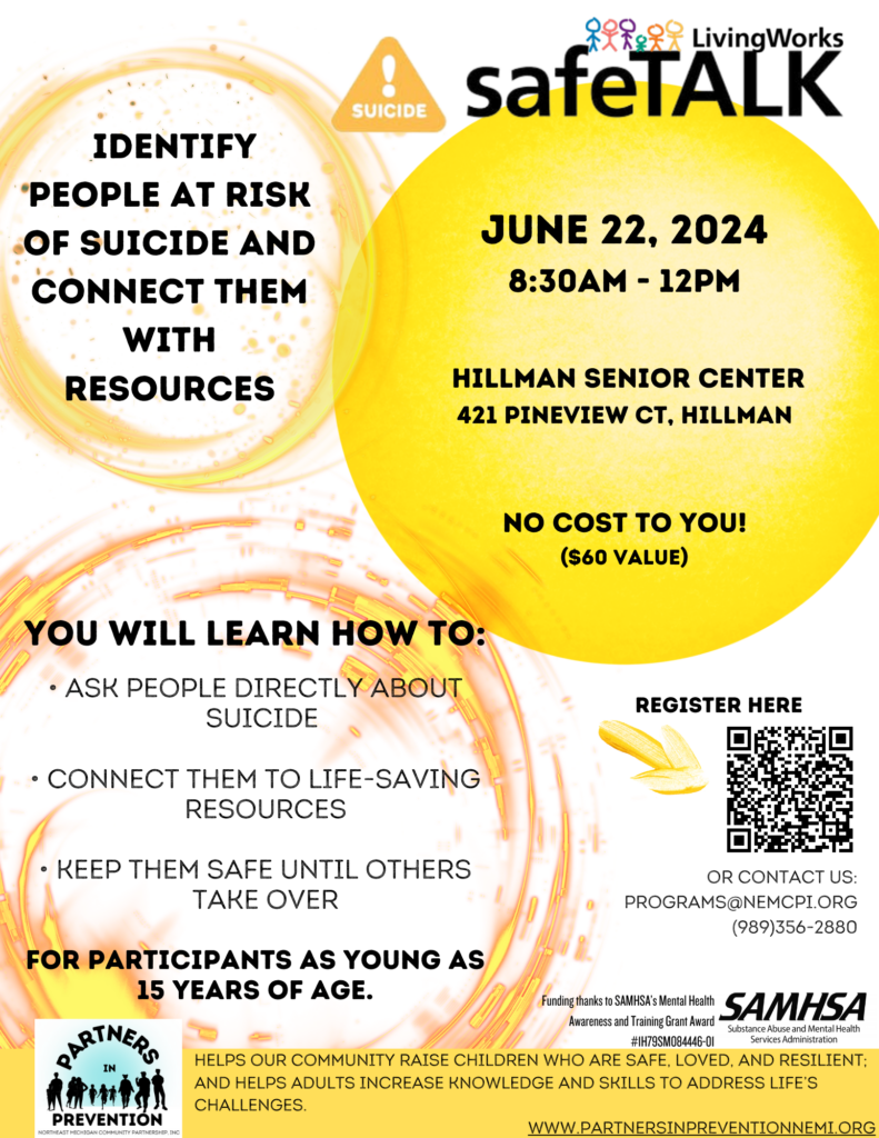 Safetalk Invitations safeTALK - Visit Alpena