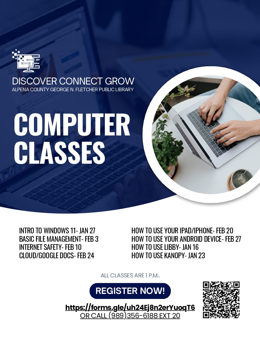 Computer Class (How to use Kanopy) | Visit Alpena